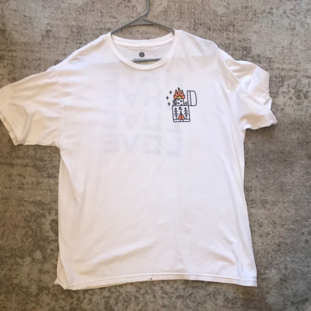 Custom Print Tee Shirt Lighter Love Hate